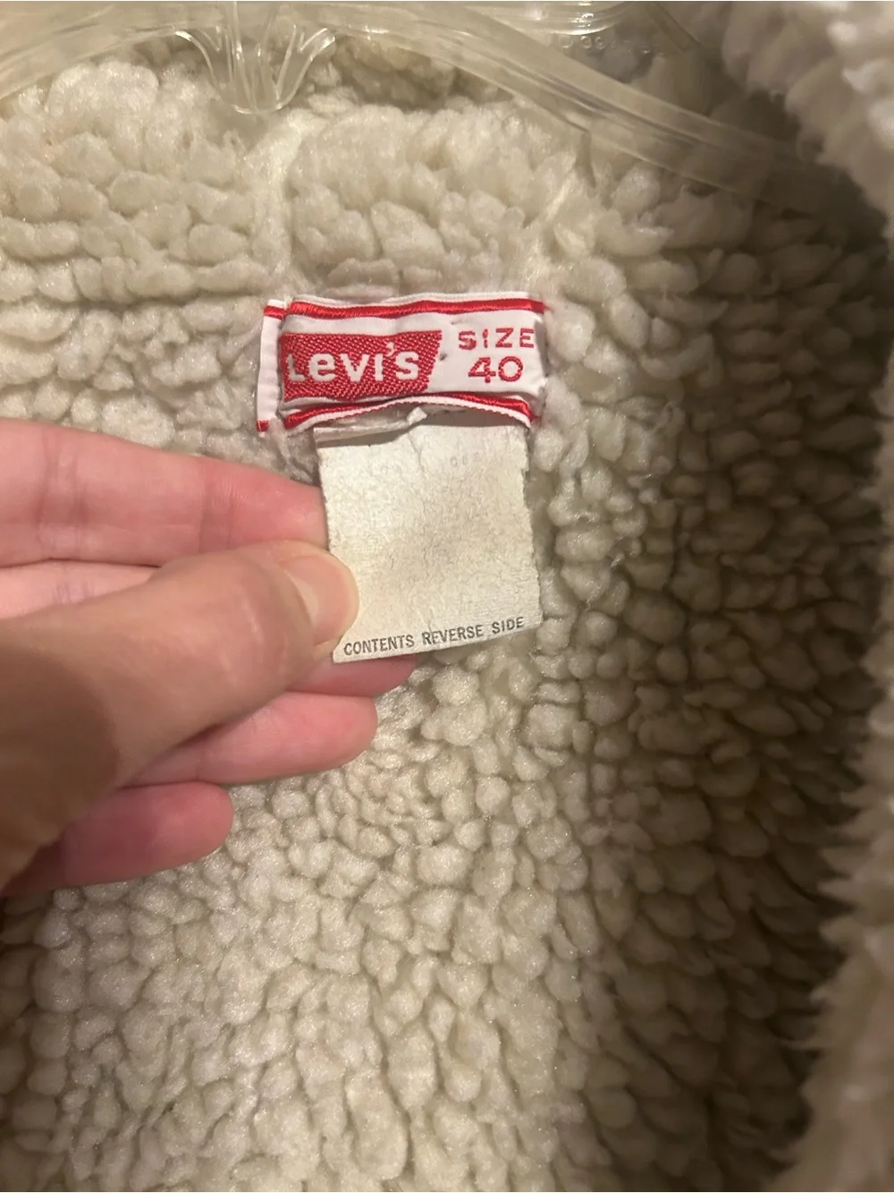 Levi's Blue Denim Sherpa-Lined Bomber Jacket